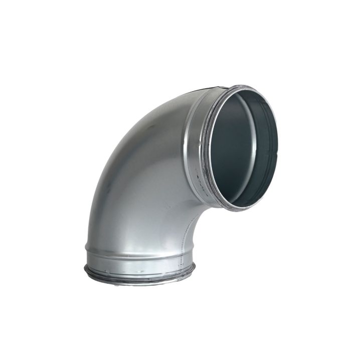 Spiro Bocht 90° Ø 160 mm. SAFE (met rubber)