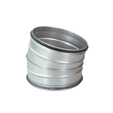 Spiro Bocht 15° Ø 630 mm. SAFE (met rubber) Segment