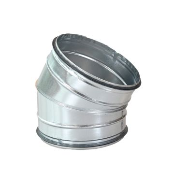 Spiro Bocht 30° Ø 630 mm. SAFE (met rubber) Segment