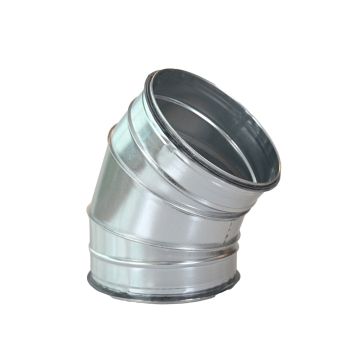 Spiro Bocht 45° Ø 315 mm. SAFE (met rubber) Segment