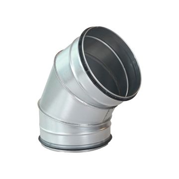 Spiro Bocht 60° Ø 250 mm. SAFE (met rubber) Segment