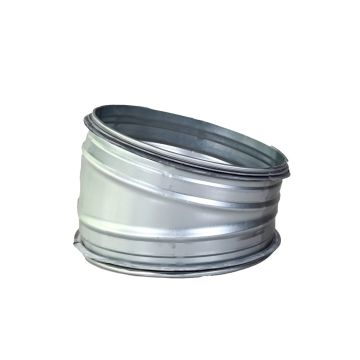 Spiro Bocht 15° Ø 150 mm. SAFE (met rubber)