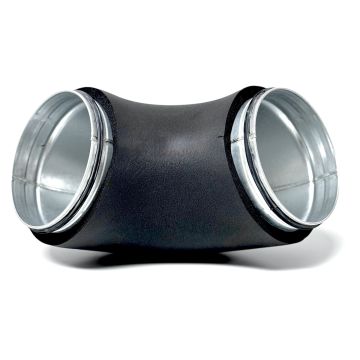 Climaduct 13mm bocht diameter 150 90 graden geisoleerd