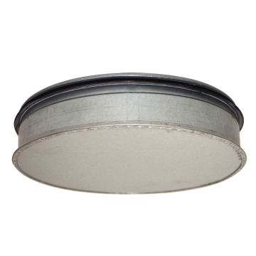 Spiro Deksel voor Buis Ø 355 mm. SAFE (met rubber)