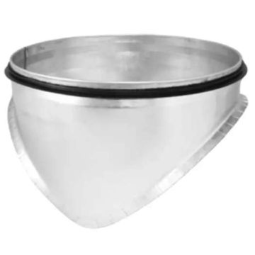 Spiro Zadelstuk 90° Ø 315-200 mm. SAFE (met rubber)